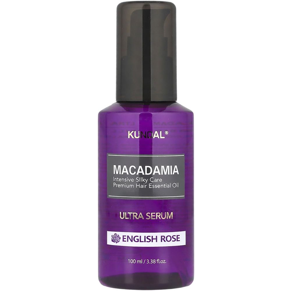 KUNDAL Macadamia Haarserum English Rose – Glanz & Hitzeschutz