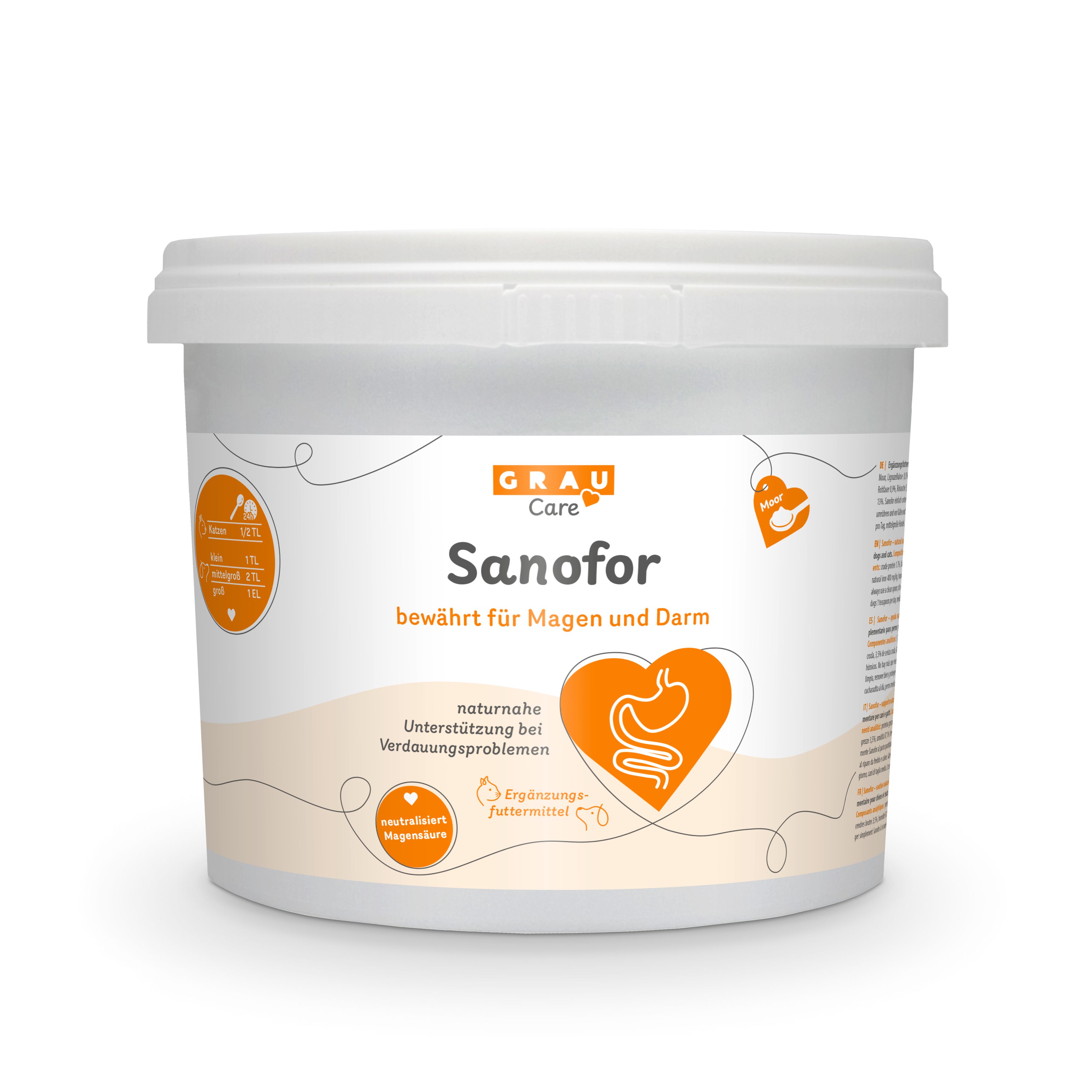 Grau Hund & Katze - Sanofor 5 kg Suspension