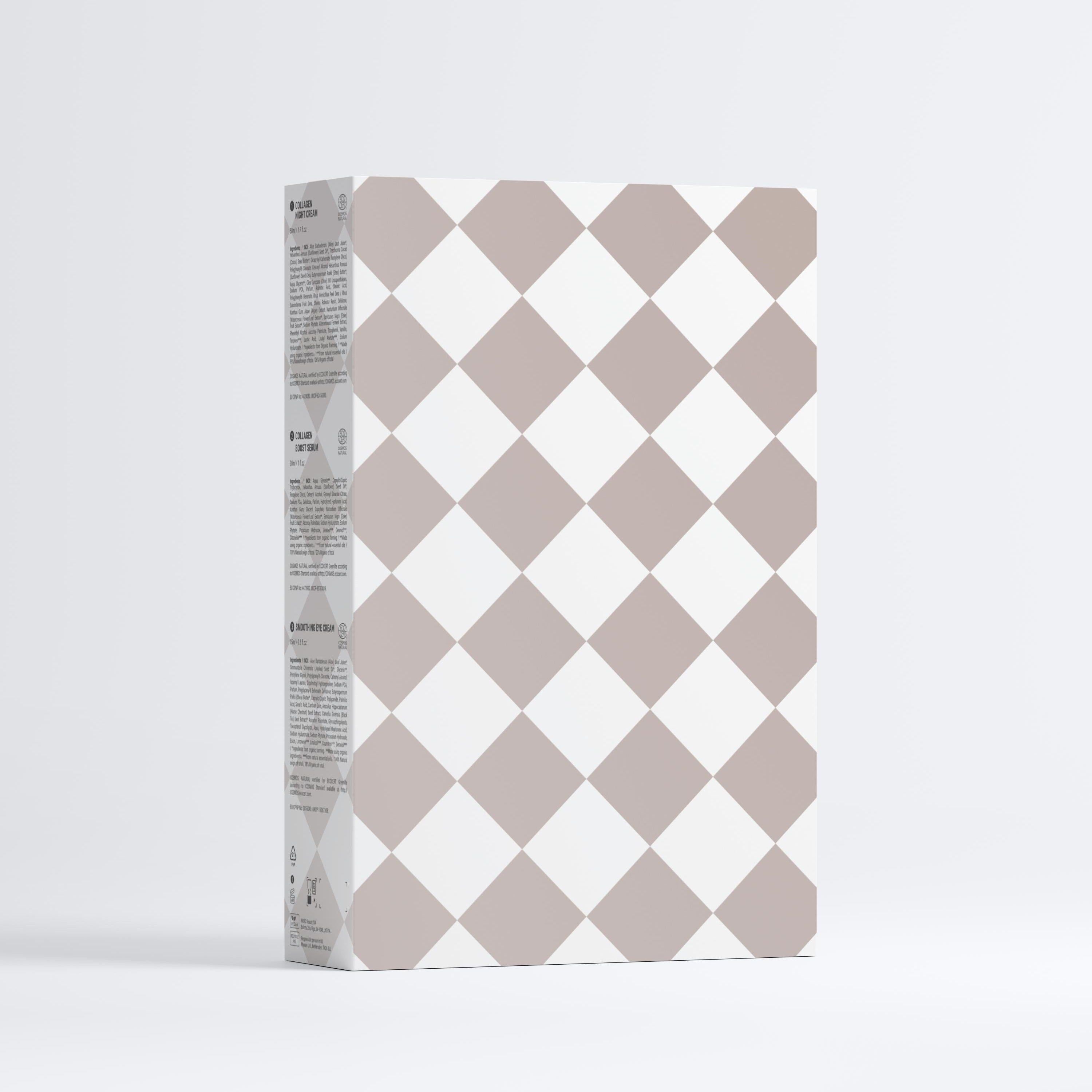 Zero Skin Collagen Night Routine Collection Box, glättend regenerierend für reife Haut