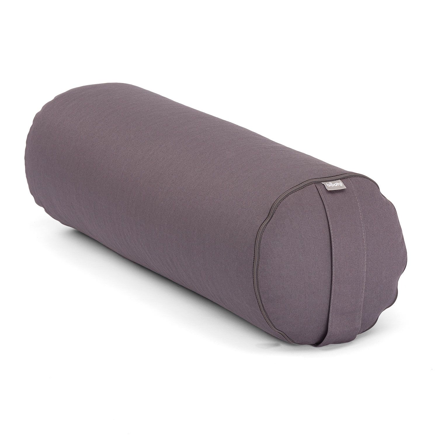 Yoga-Bolster (rund) Eco, Dinkelhülsen Anthrazit