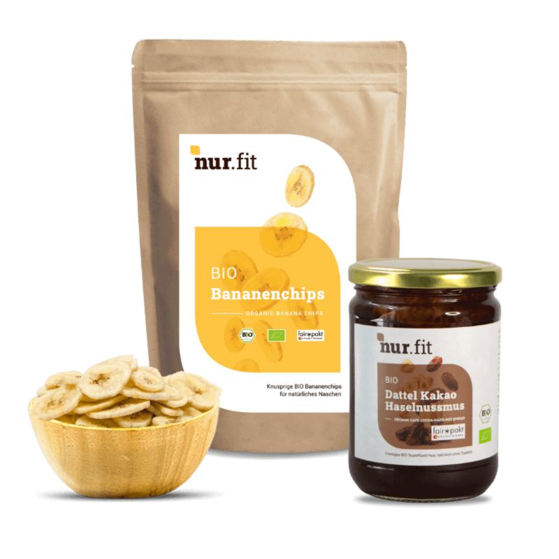 nur.fit BIO Schoko Bananen Snack Set