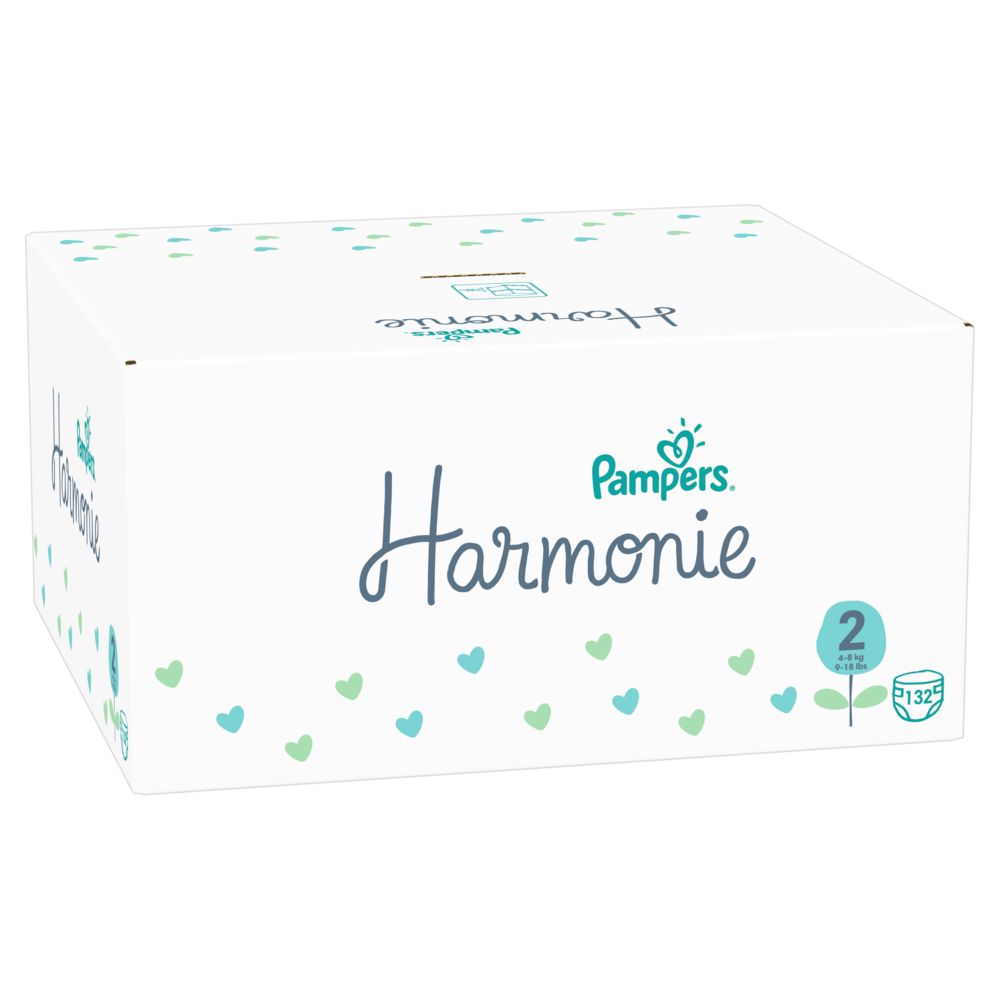 Pampers - Monatsbox Einwegwindeln "Harmonie" Gr.2 Mini, 4-8 kg