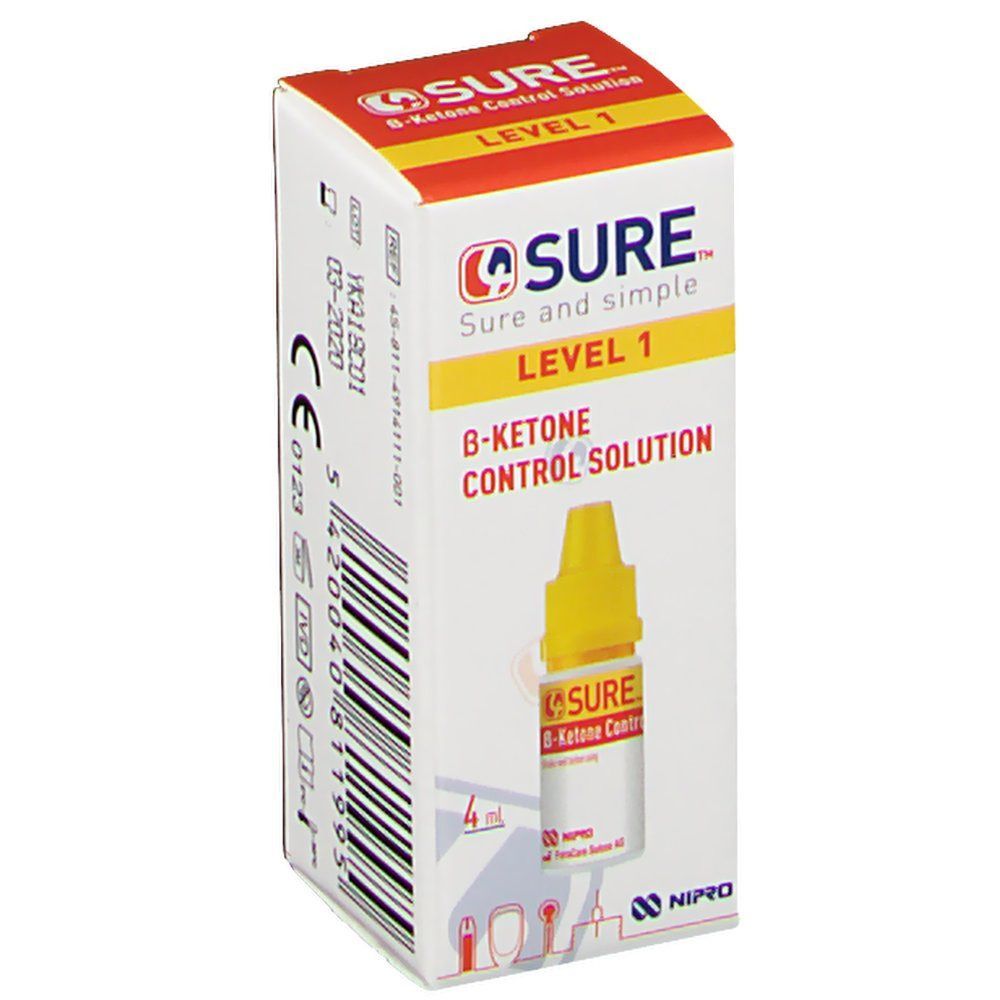4SURE ß-Keton Kontrolllösung Stufe 1