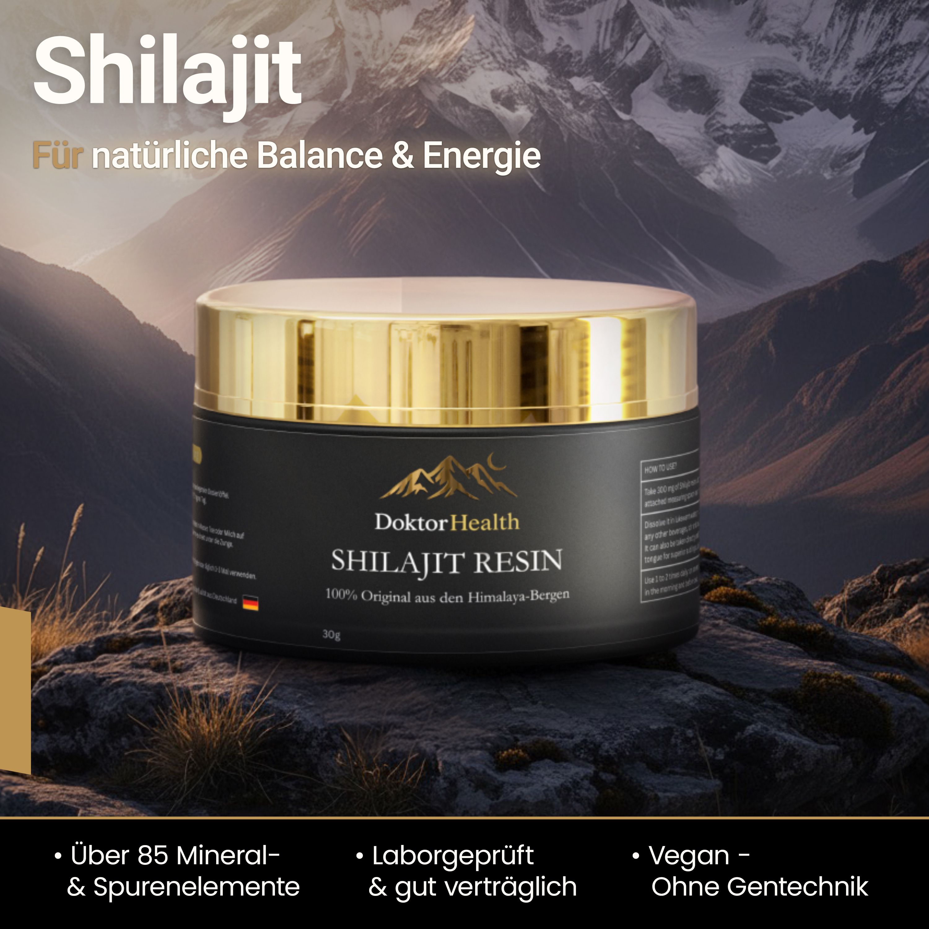 Doktor Health - Premium Himalaya Shilajit