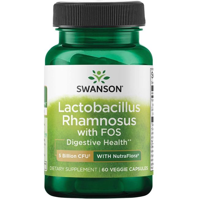 Swanson Lactobacillus Rhamnosus mit FOS 60 Pc