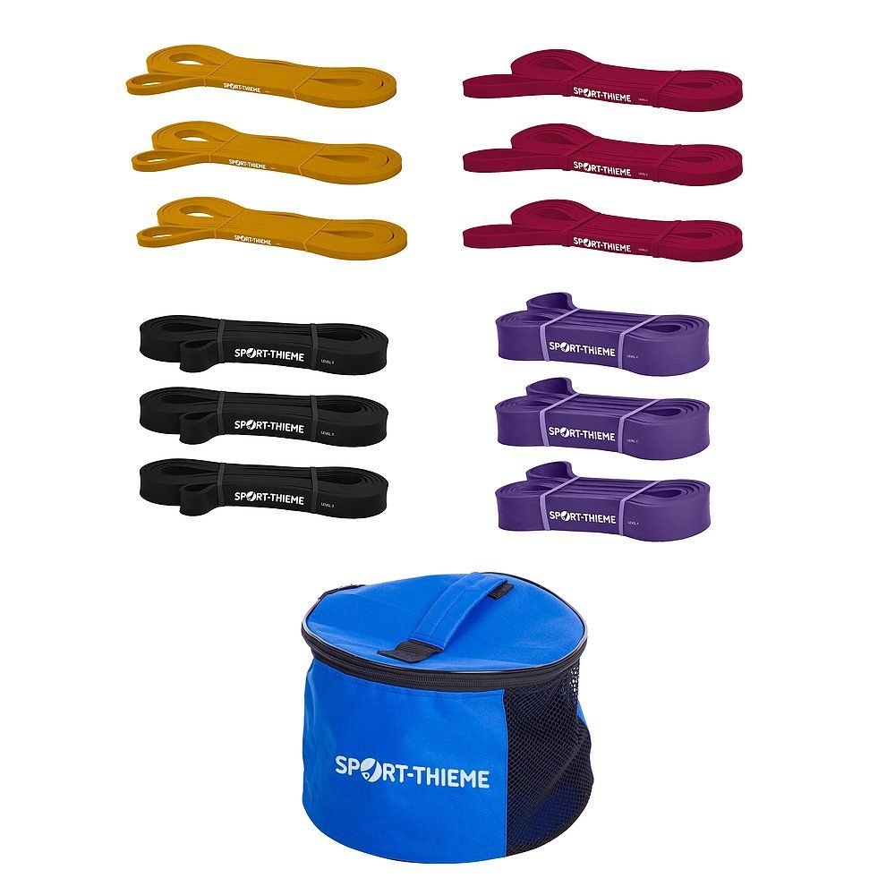 Sport-Thieme Rubberbands-Set Powerband - Schule & Verein 13 St