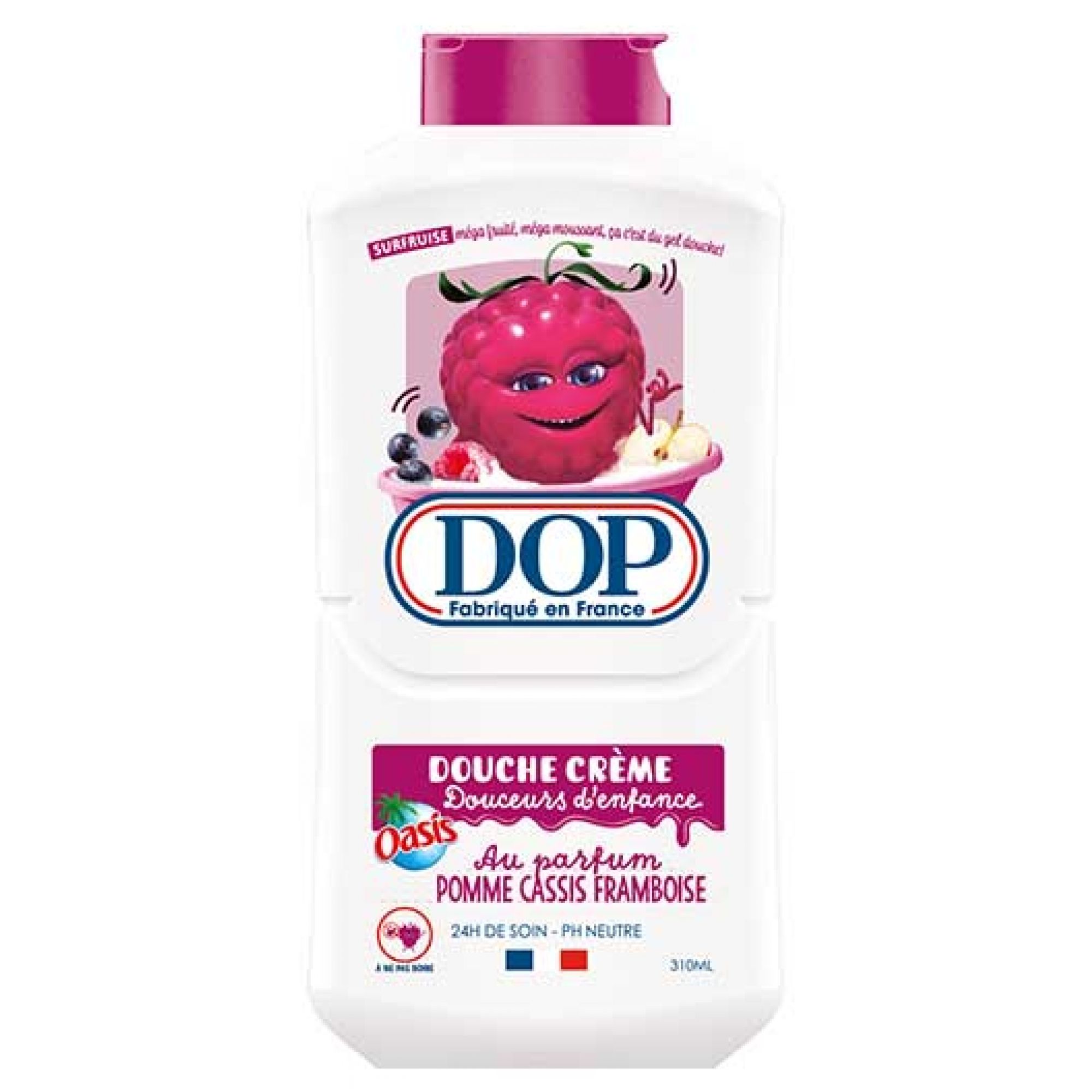 Dop Cremedusche Apfel Cassis Himbeere 7,5x4,3x17 cm
