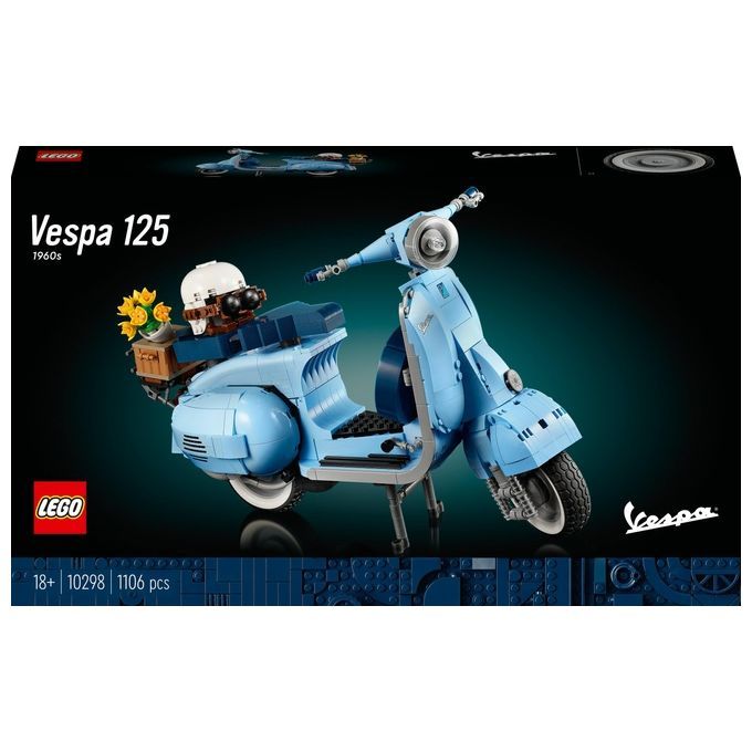 LEGO Icons 10298 Vespa 125, Set in Mattoncini, Modellismo Adulti, Repl