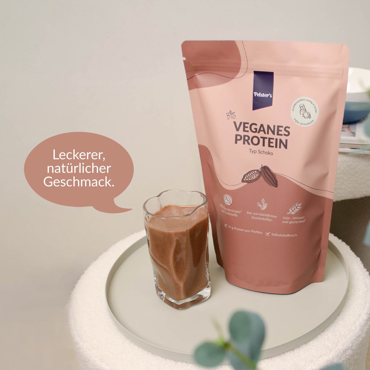 Pelster's Veganes Bio Proteinpulver Typ Schoko