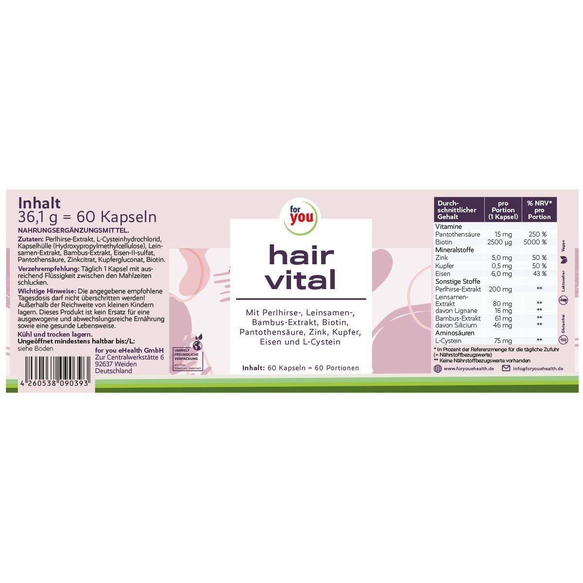 for you Hair Vital