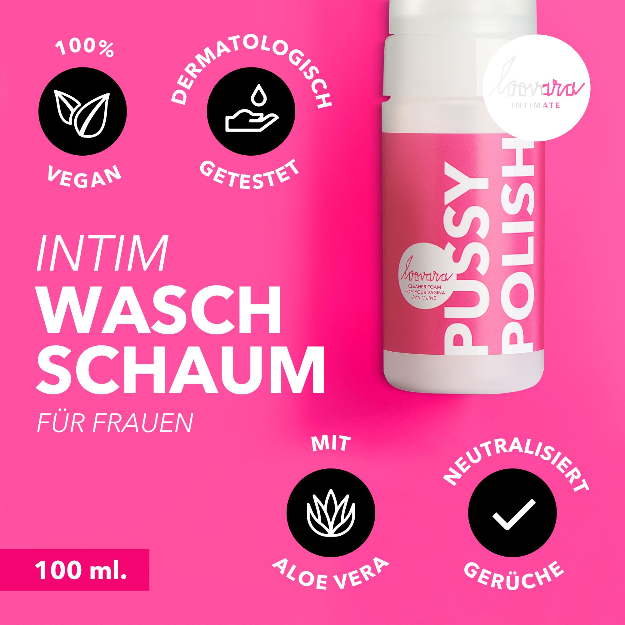 Loovara Intim-Waschschaum für Sie 100 ml Spray