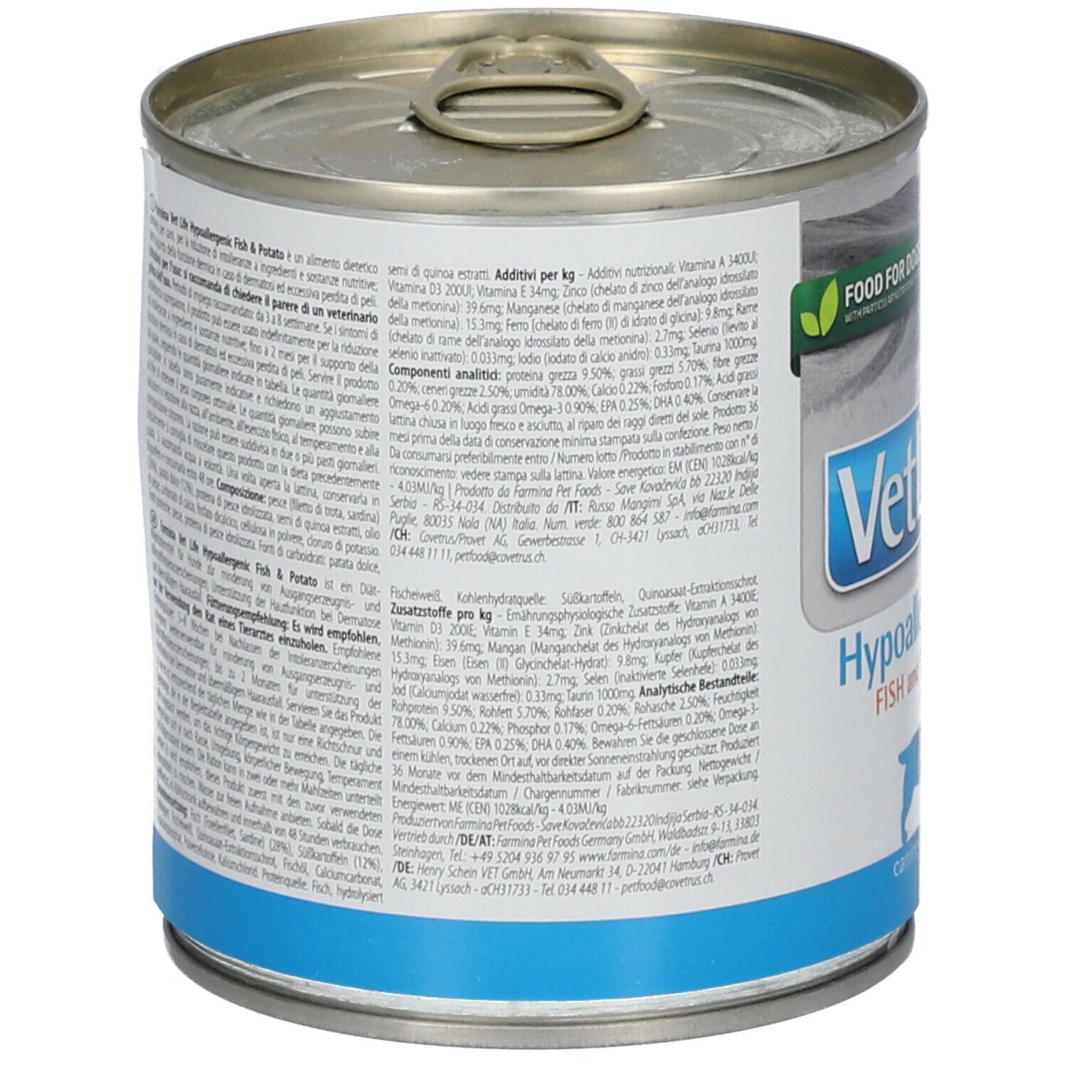 VET Life DOG HYP Fish&Pot 300G 300 g Futter