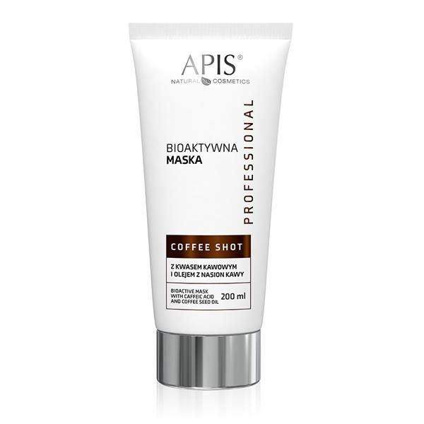 APIS COFFEE SHOT, Bioaktive Maske mit Kaffeesäure und Kaffeesamenöl, Anti - Aging