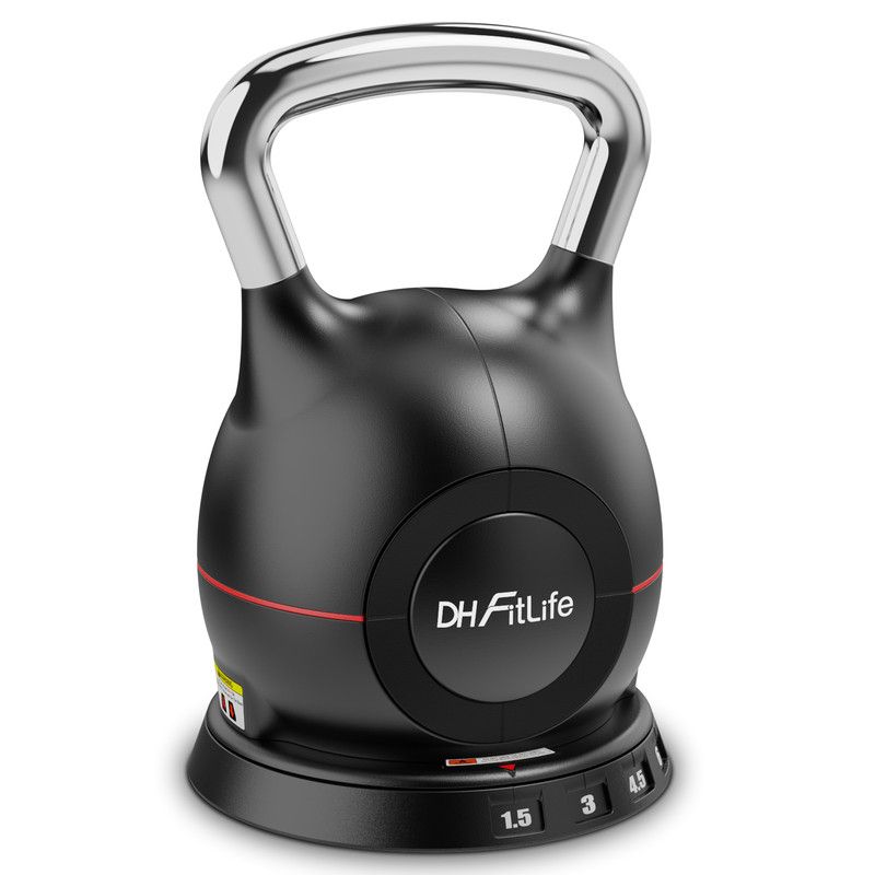DH FitLife 10kg Verstellbare Kettlebell Set 1 St