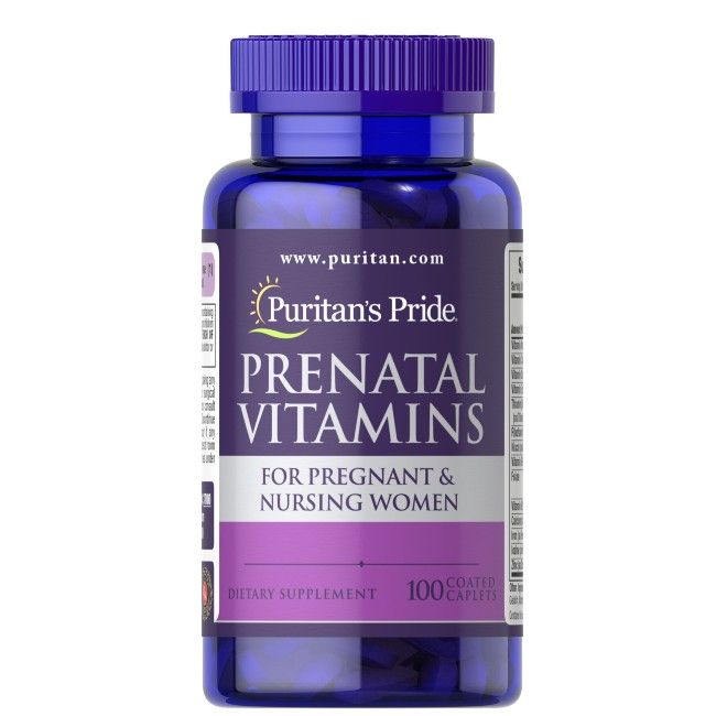 Puritan's Pride Pränatale Vitamine 100 Pc