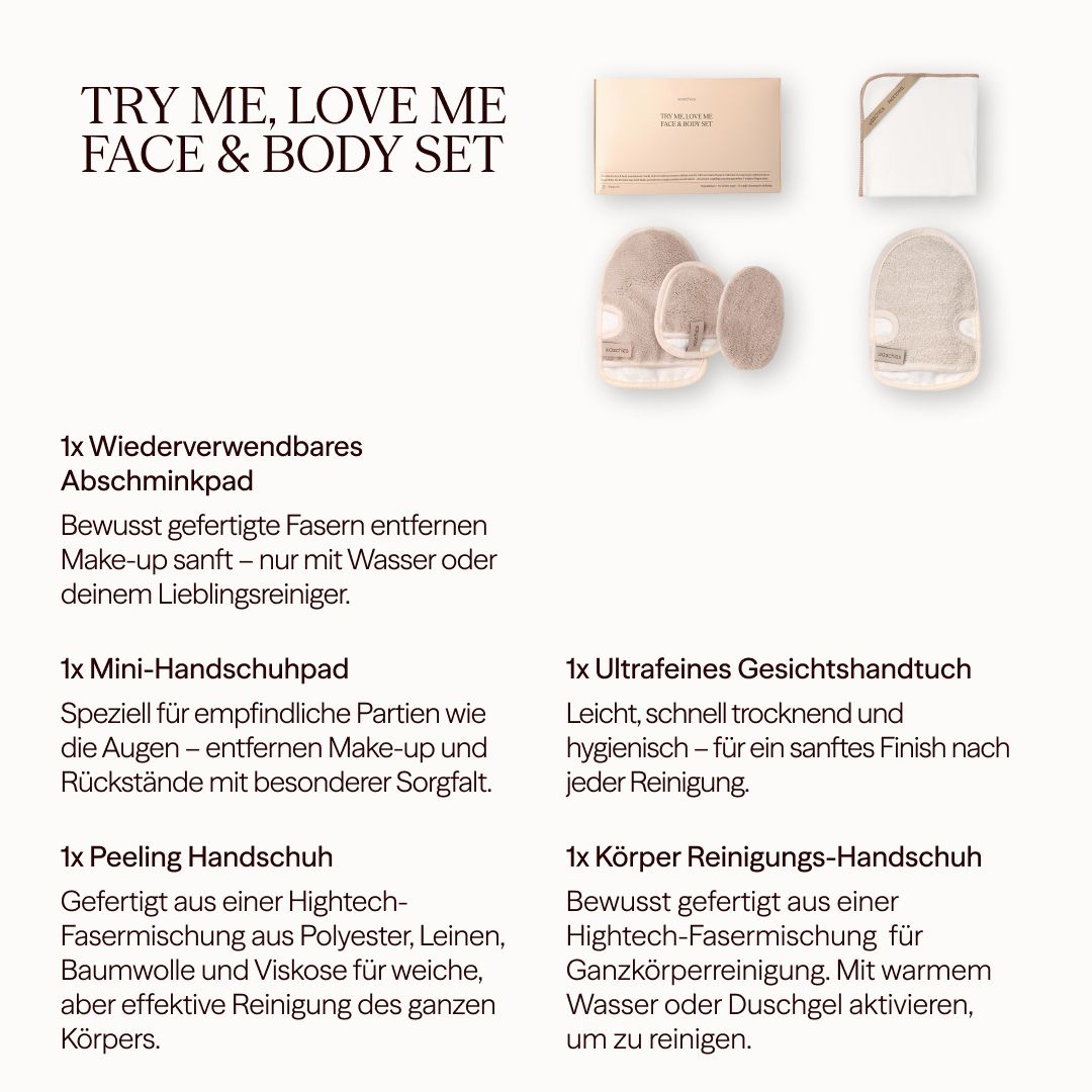 Waschies Try Me, Love Me - Face & Body Set