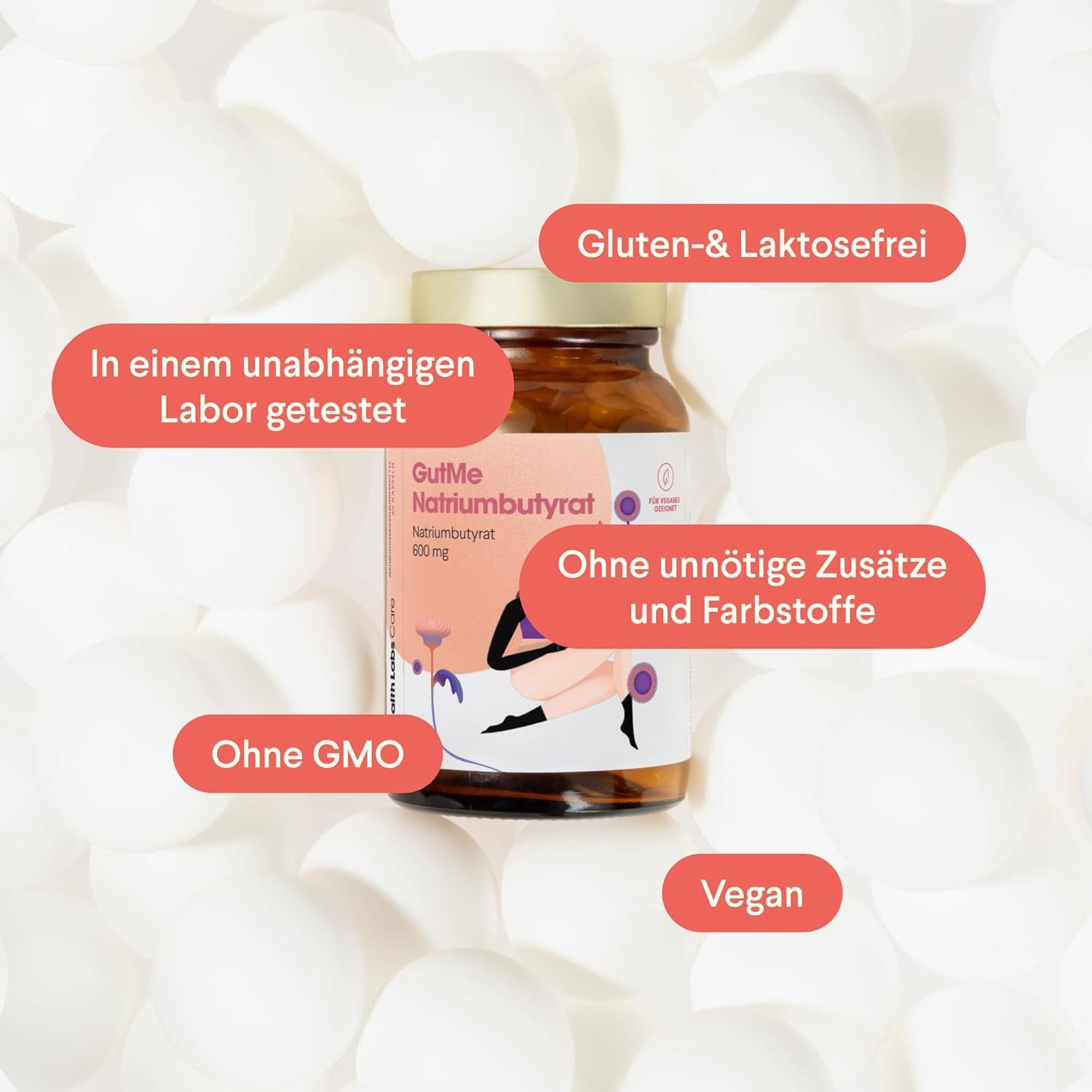 Health Labs Care GutMe Natriumbutyrat Kapseln