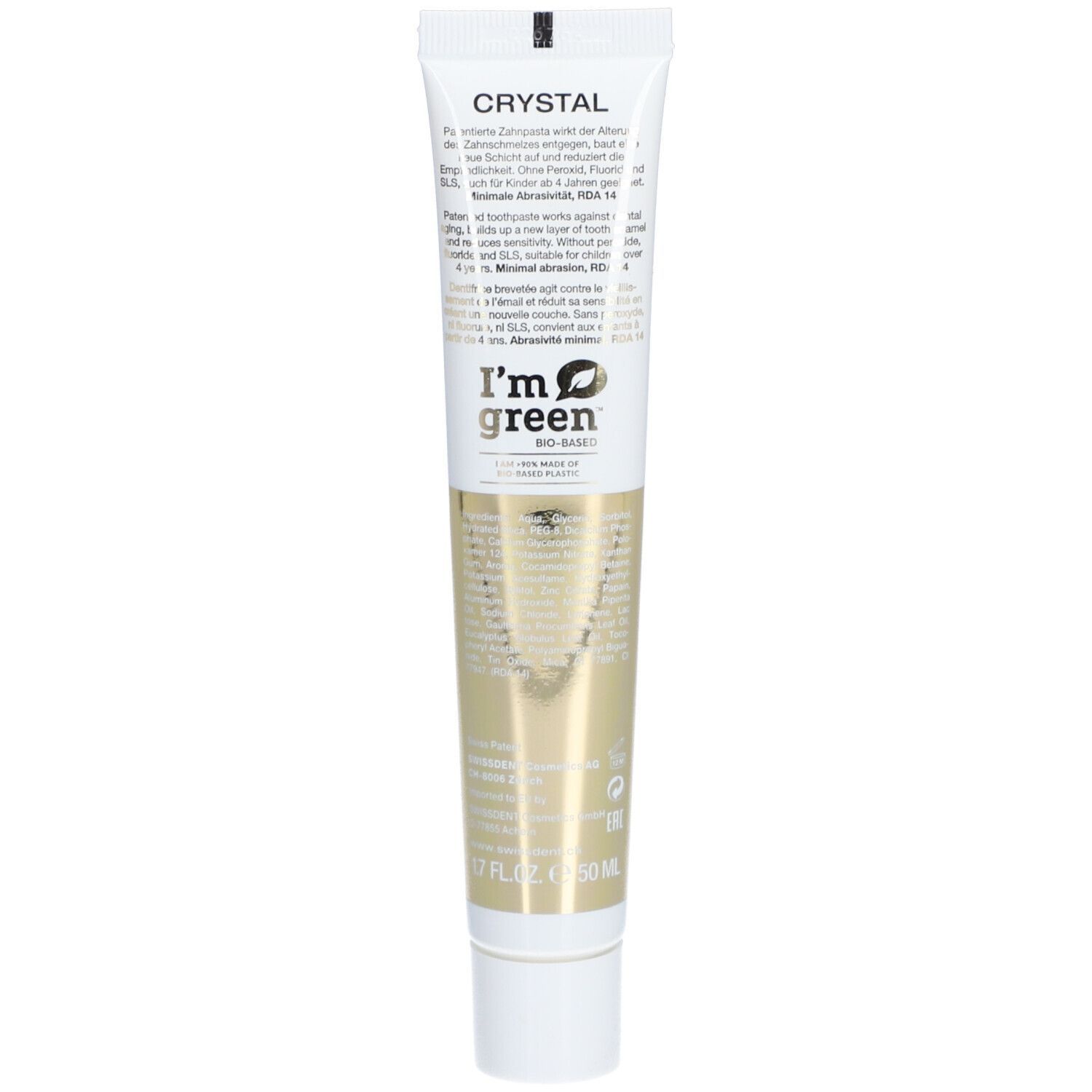 Swissdent Crystal Repair & Whitening Zahncreme 50 ml