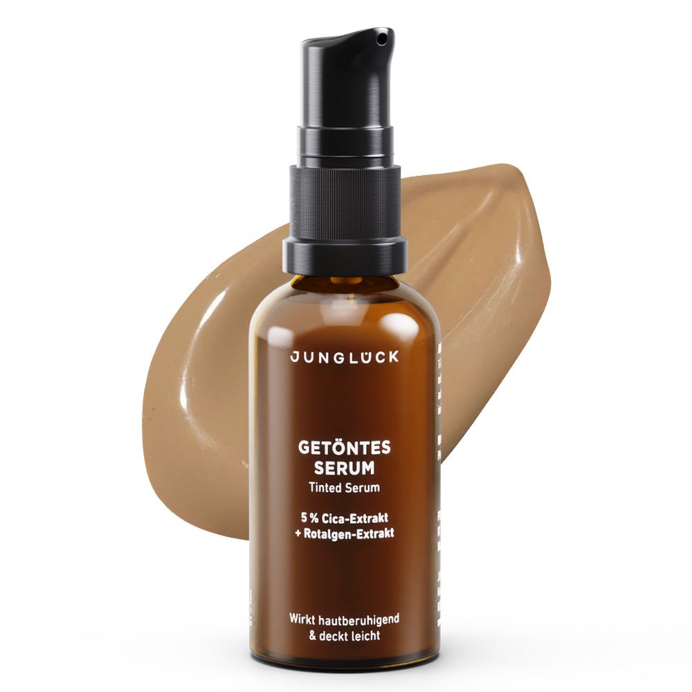 Junglück Getöntes Serum - hell leichte Deckkraft, mit Hyaluron 30 ml