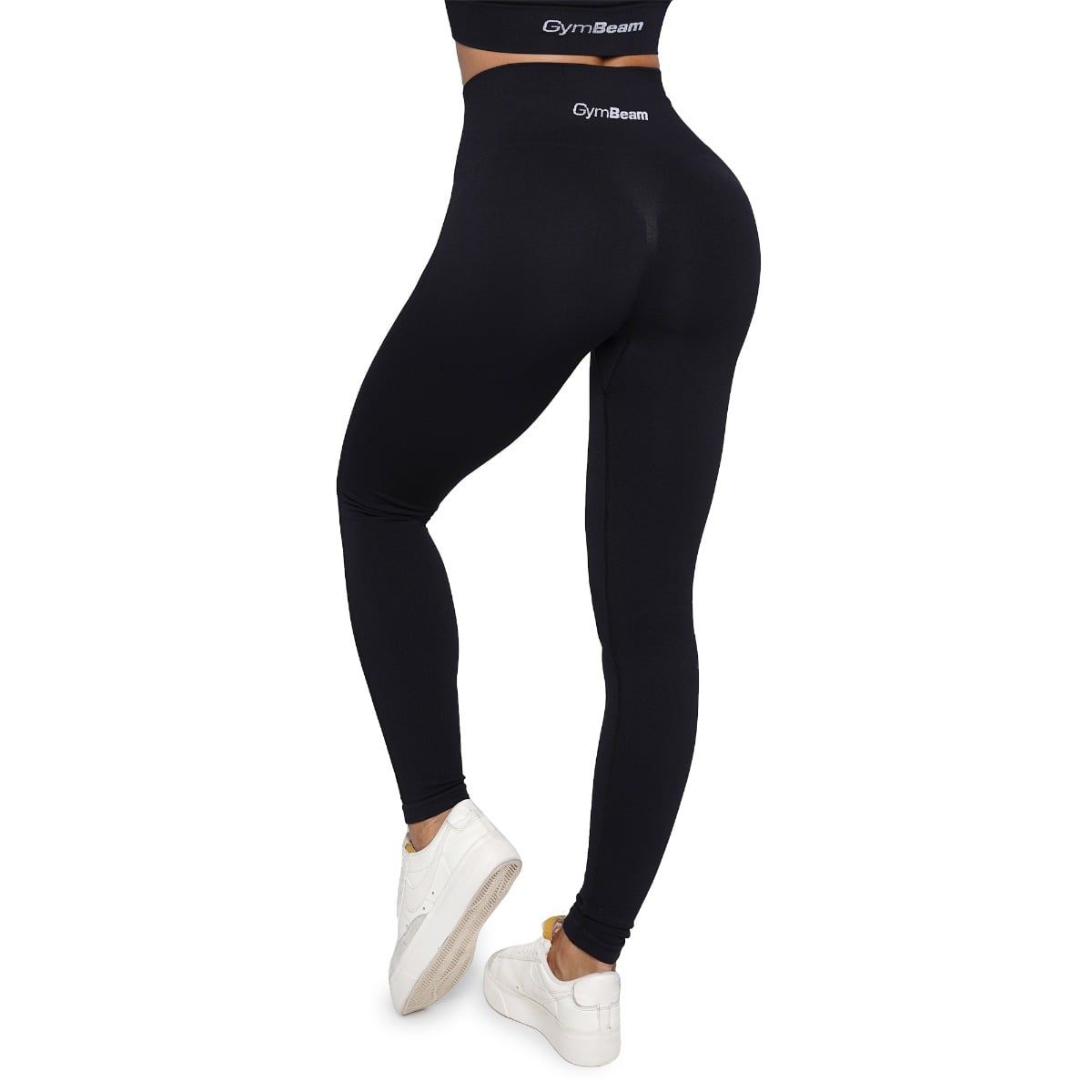 GymBeam Leggings Damen nahtlos mit hoher Taille LIFT Schwarz