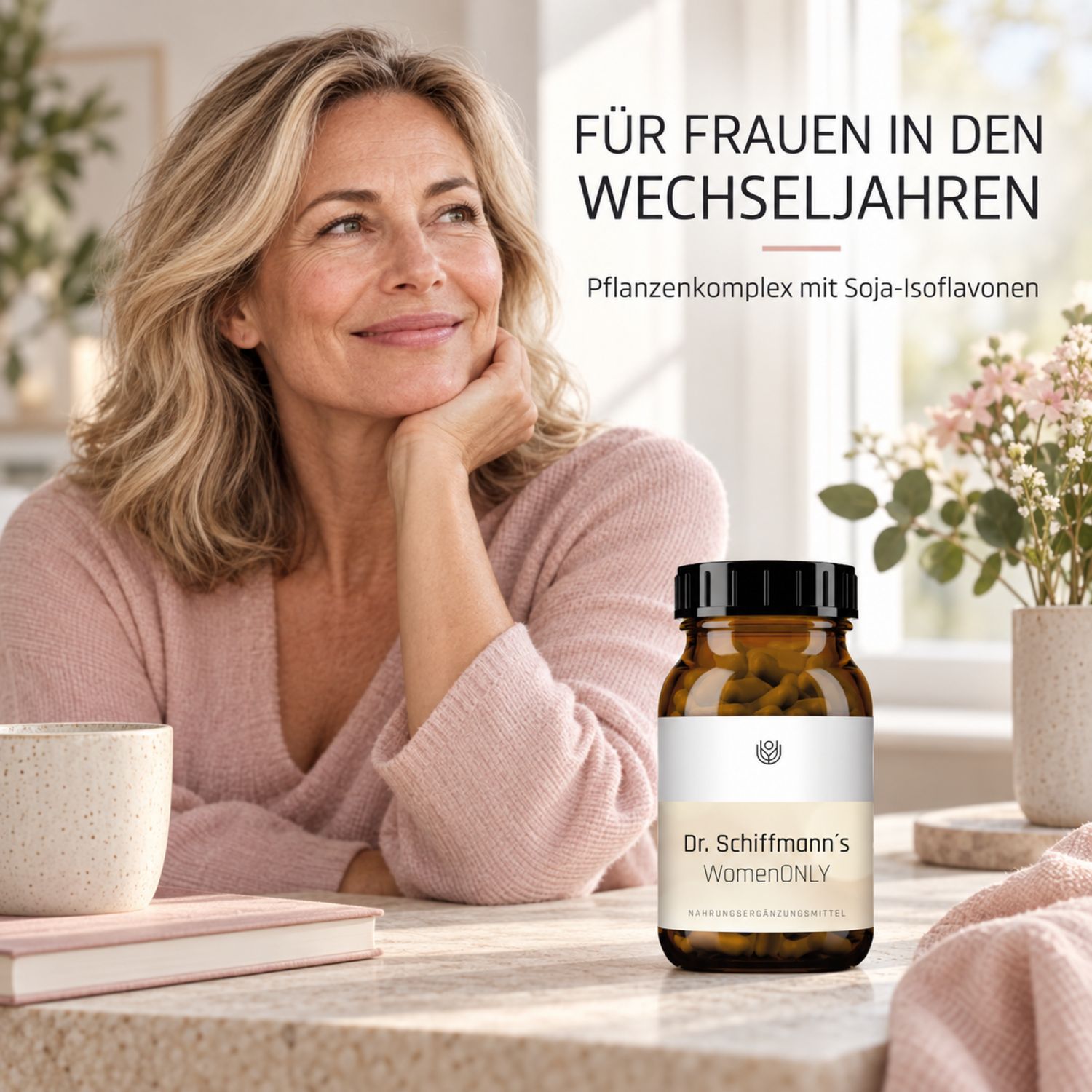 Heilnatura Dr. Schiffmann’s WomenOnly mit 60 mg Soja-Isoflavonen – 60 Kapseln