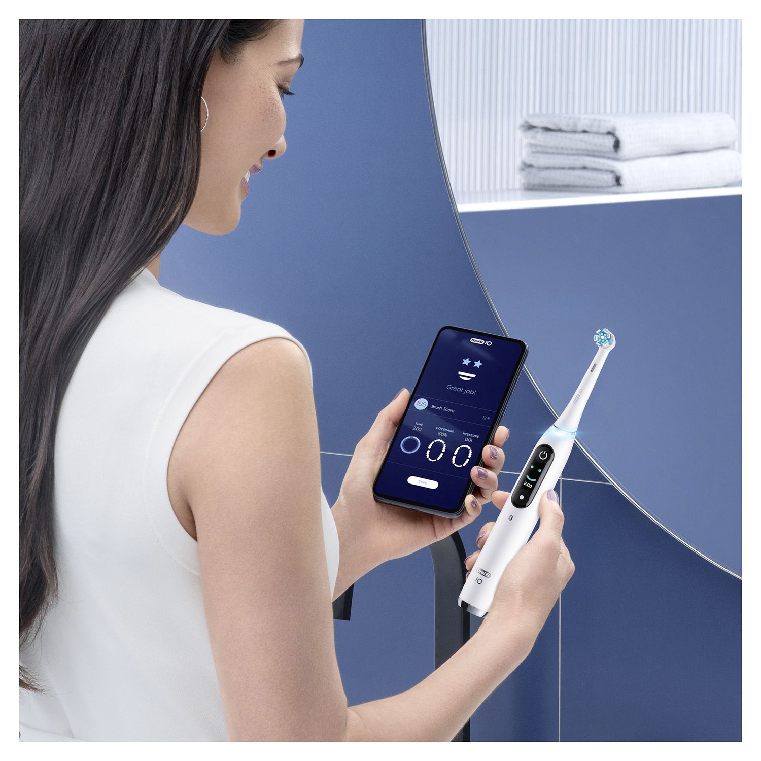 Oral-B - Elektrische Zahnbürste "iO 9 + Lade-Reiseetui"