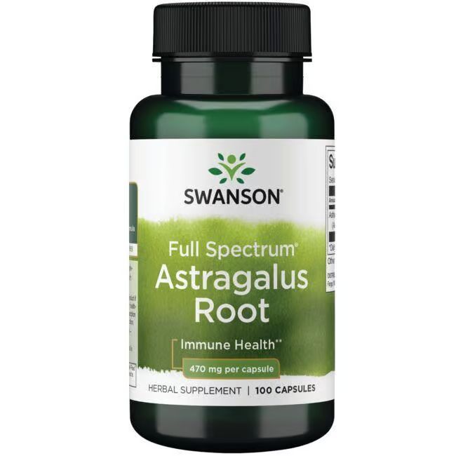 Swanson Astragalus-Wurzel 470 mg 100 Pc