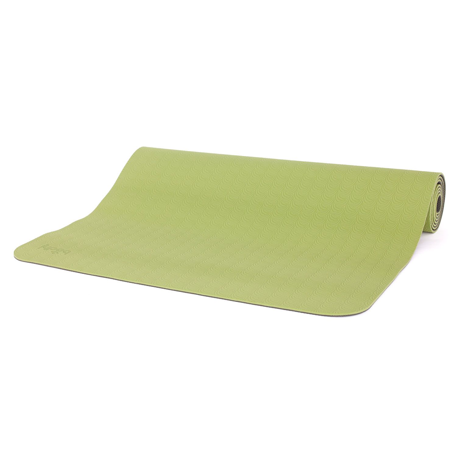 Yogamatte Lotus Pro LIGHT, TPE grün/dunkelgrün 943-G
