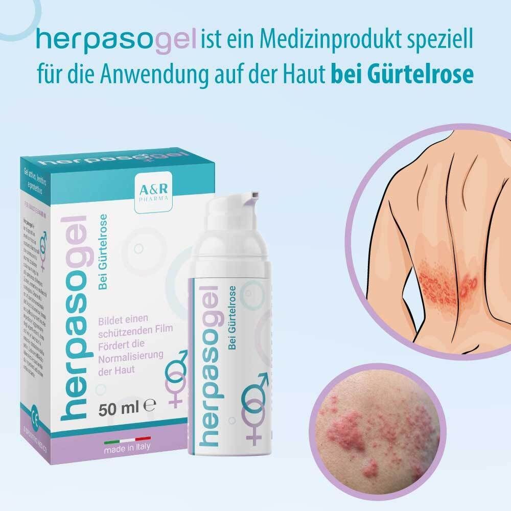 Herpasogel bei Gürtelrose 50 ml Gel