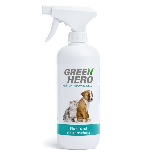 GreenHero Floh- und Zeckenschutz für Hunde und Katzen