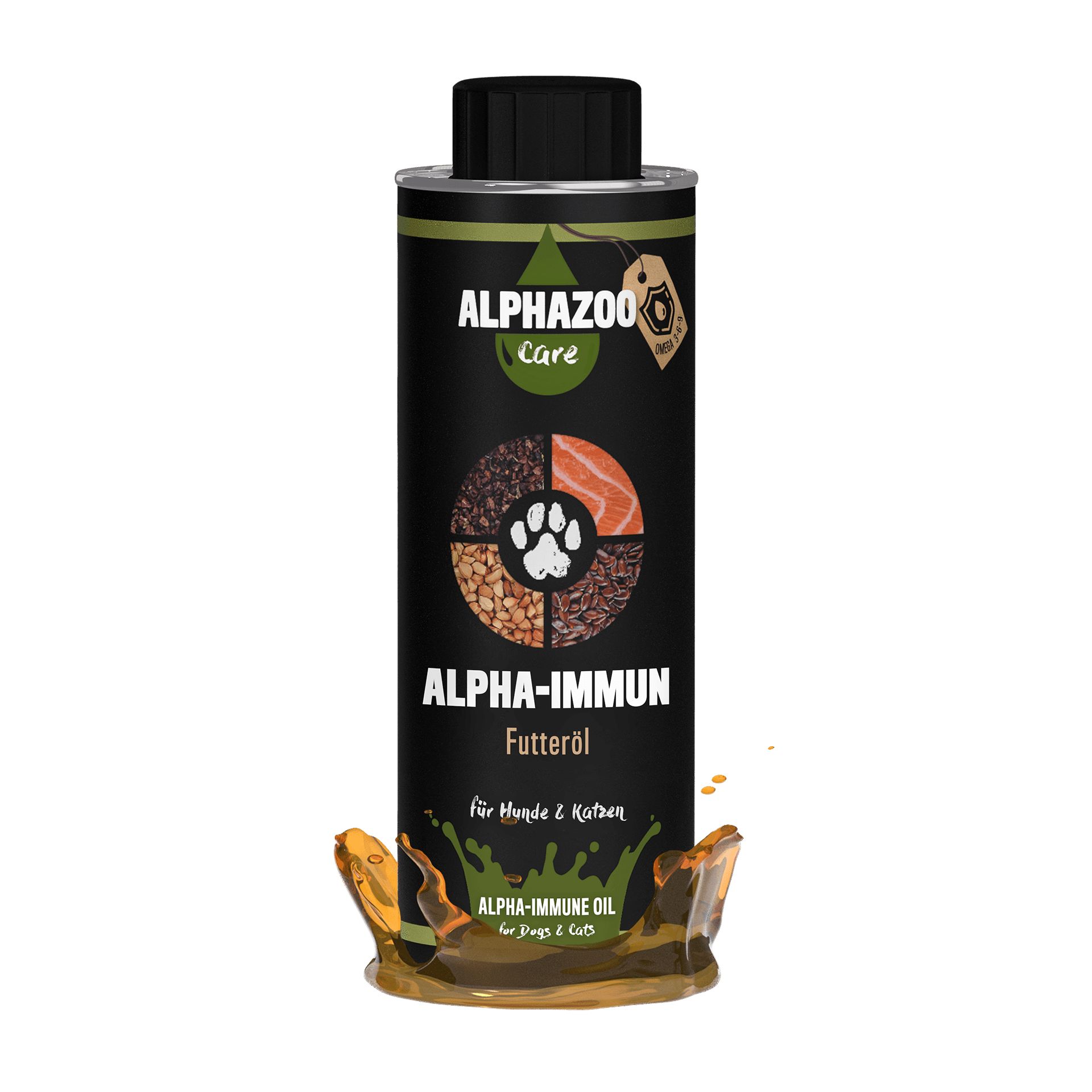 Alphazoo Alpha-Immun Futteröl für Hunde und Katzen