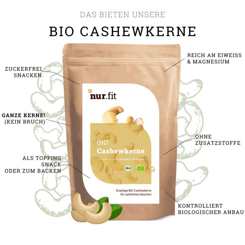 nur.fit BIO Cashewkerne