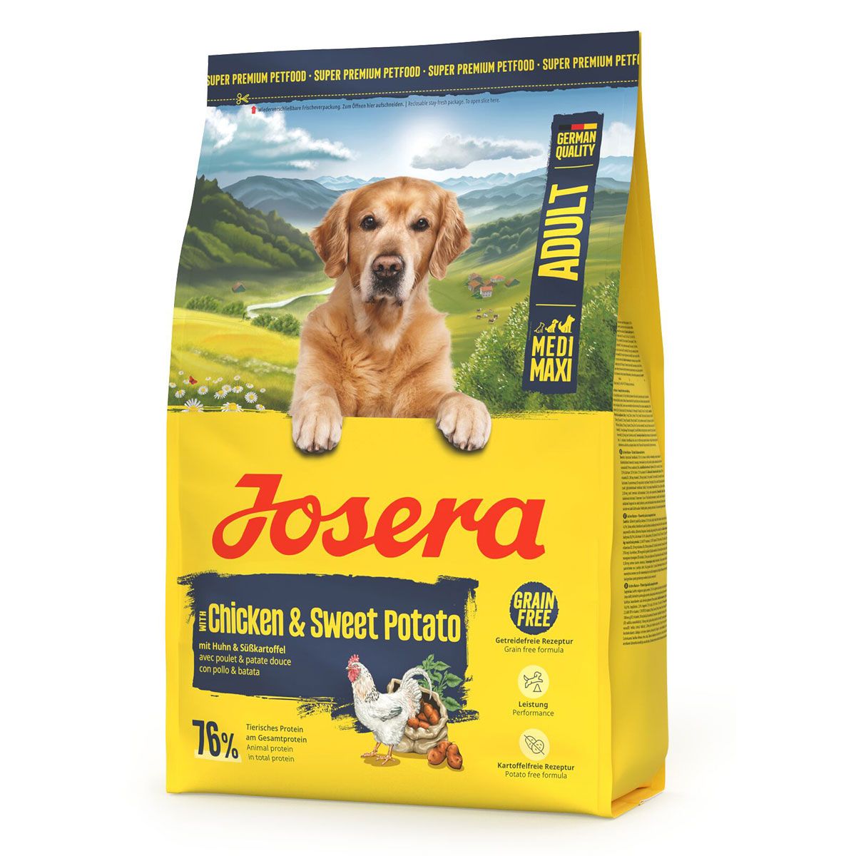 Josera M/M Adult Chicken & Sweet Potato 0,9 kg