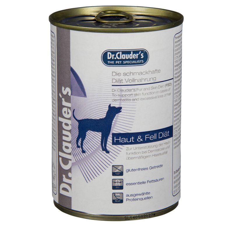 Dr. Clauder's Diät Hund FSD Haut&Felldiät 2400 g