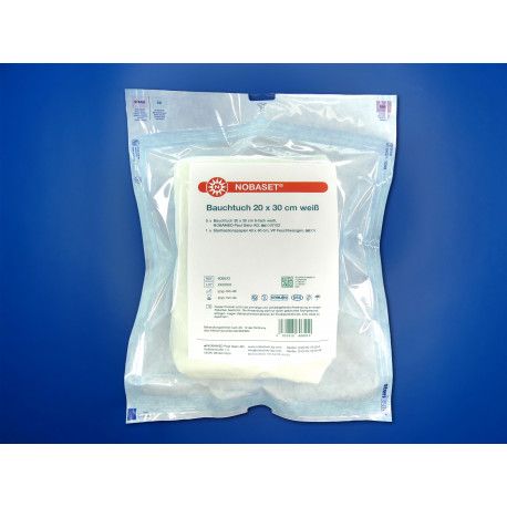 NOBA Nobaset® Bauchtuch mit Schlaufe 6-lagig 20 cm x 30 cm