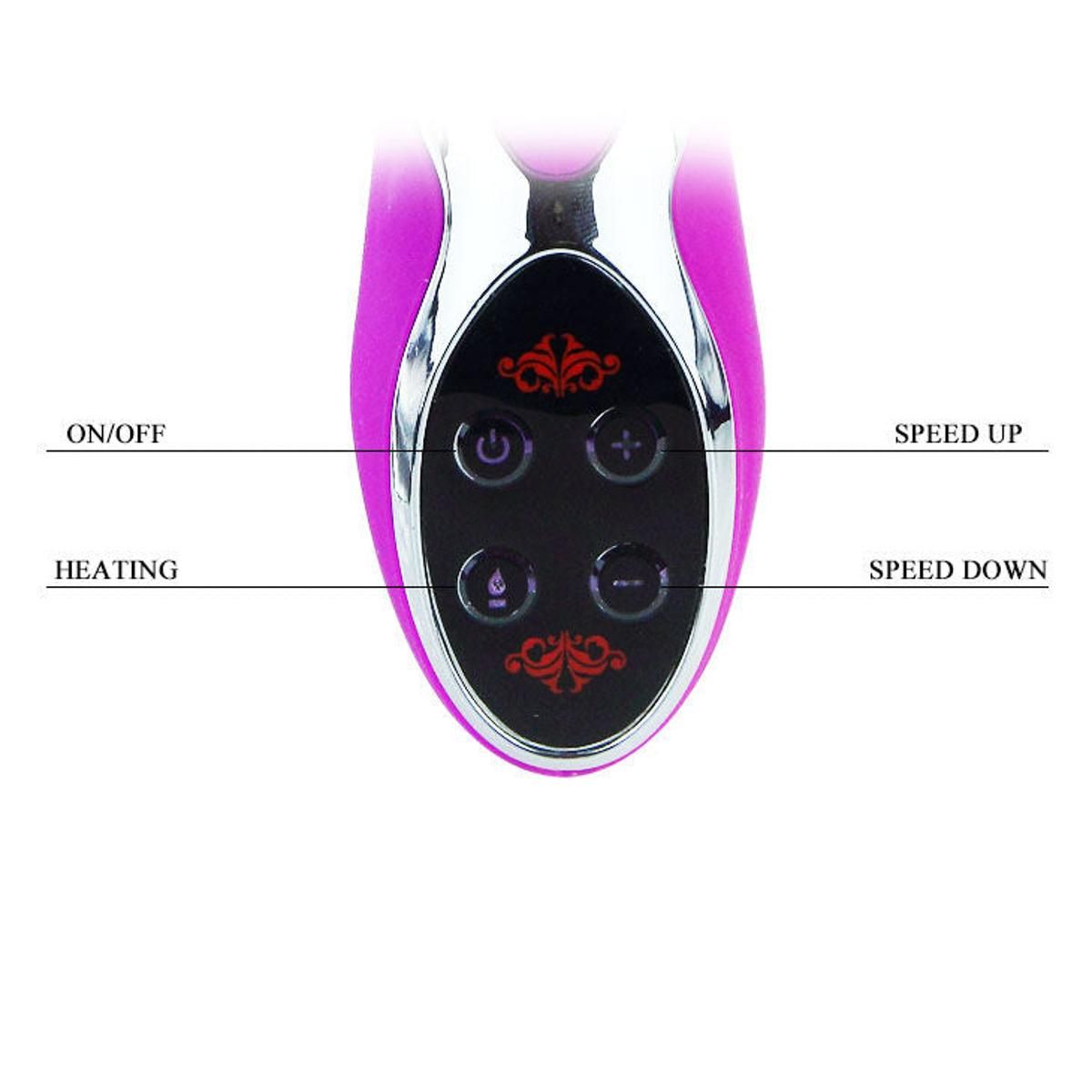 Smarter Rabbitvibrator mit Temperaturfunktion | 10 Vibrationsmodi, flüsterleise | Pretty Love