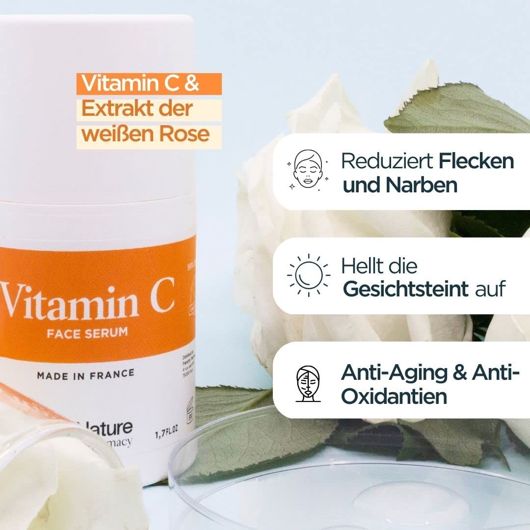 Dr. Nature Serum Vitamin C für Gesicht Empfindliche Haut Naturkosmetik