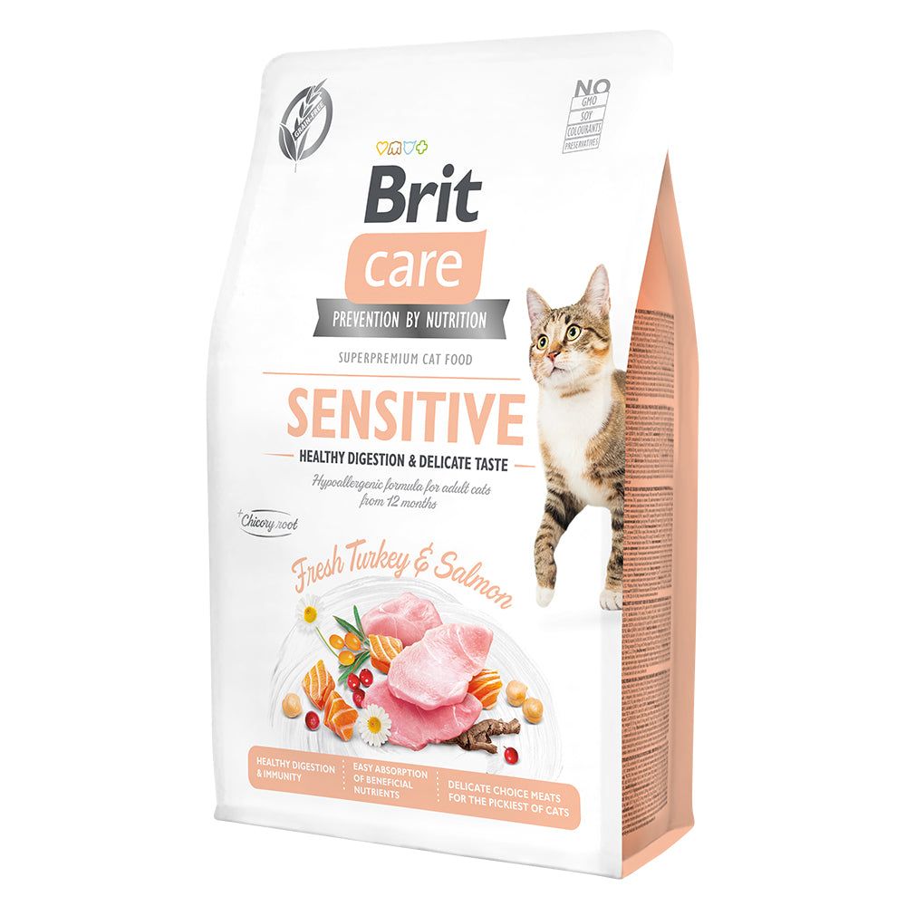 Brit Care Cat Grain-Free - Sensitive - Healthy Digestion & Delicate Taste