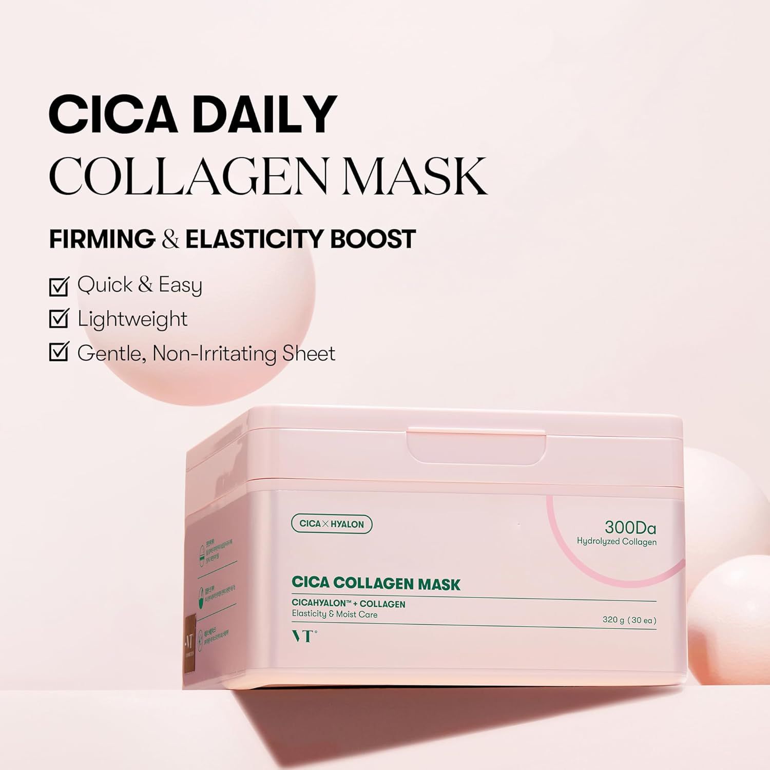 VT Cosmetics Cica Collagen Mask 30 Sheets
