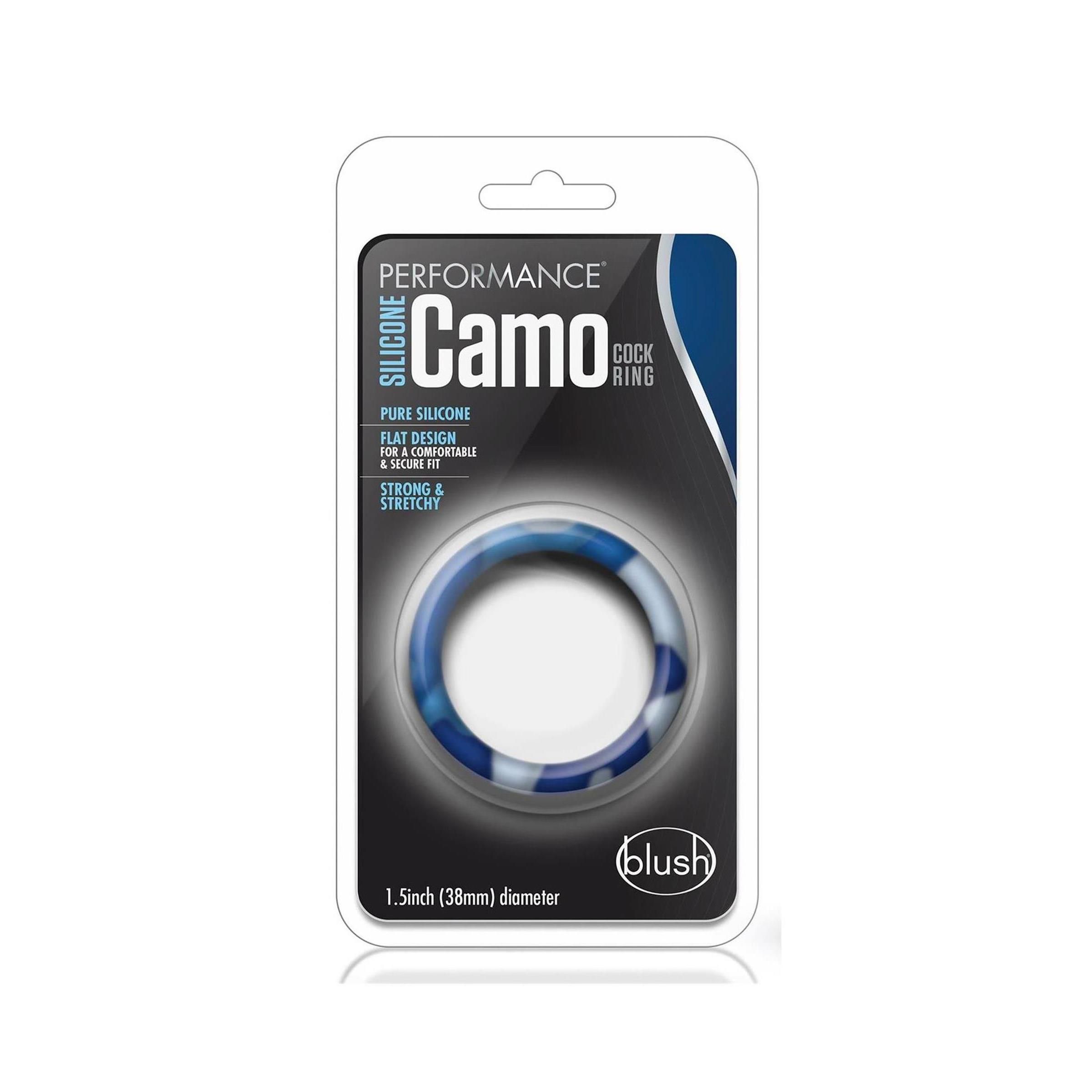 Blush - PERFORMANCE SILICONE CAMO COCK RING