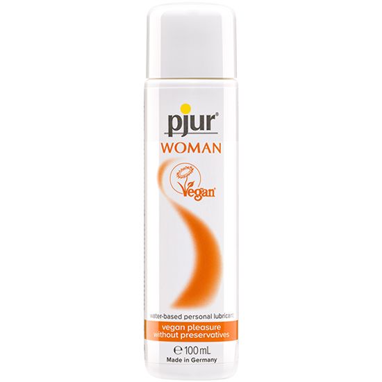 pjur® WOMAN VEGAN *Waterbased Personal Lubricant* veganes Gleitgel ohne Zusatzstoffe
