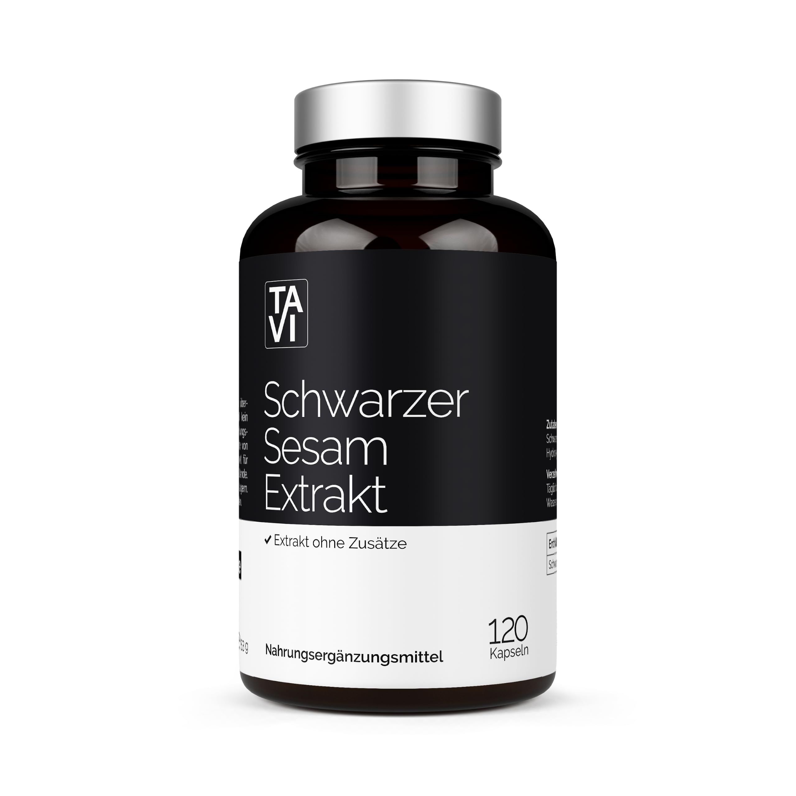 TAVI® Schwarzer Sesam Extrakt Kapseln (Sesamum indicum)