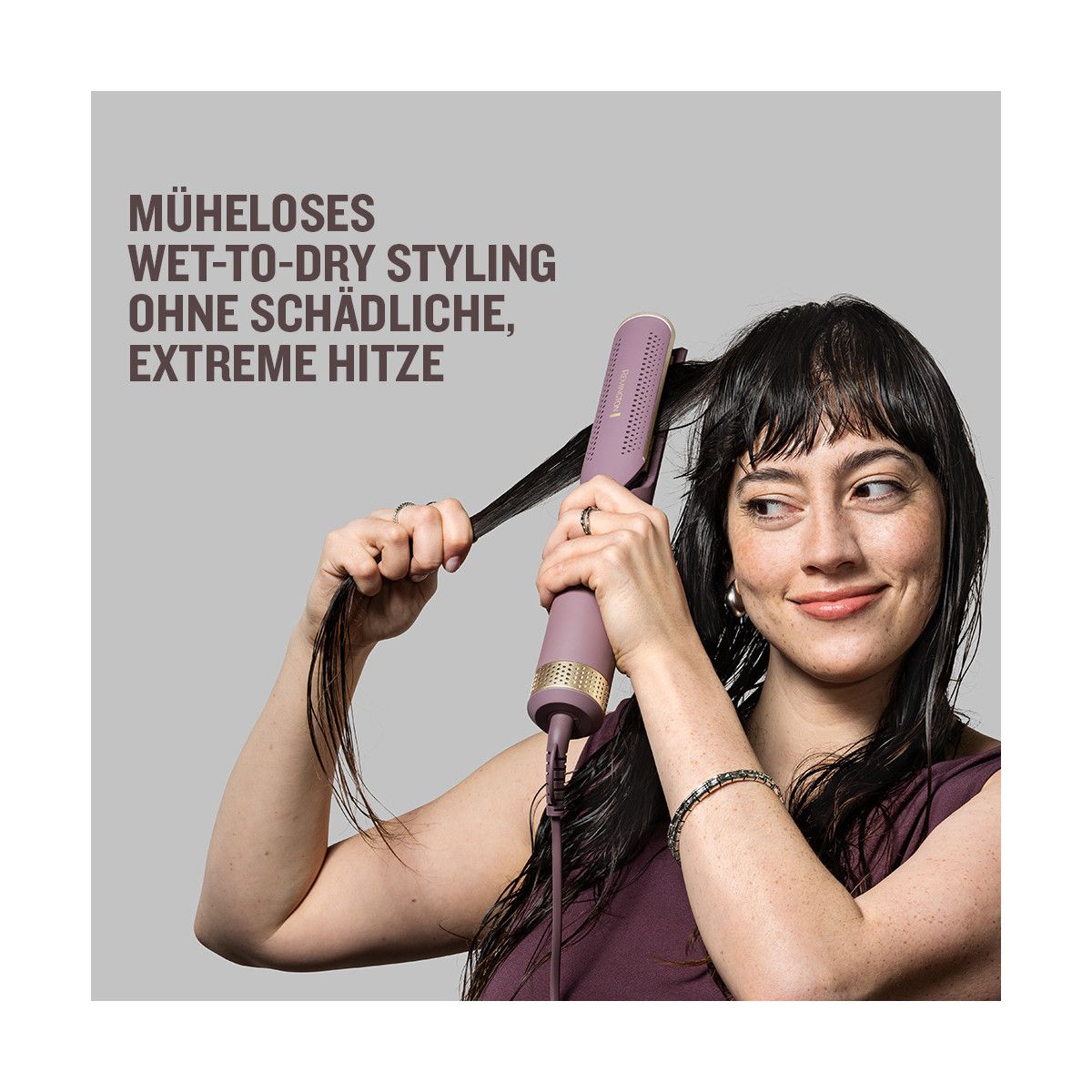 REMINGTON Haarglätter Glätteisen Airstyler 2 in 1 Nass & Trocken AIRvive AS8930