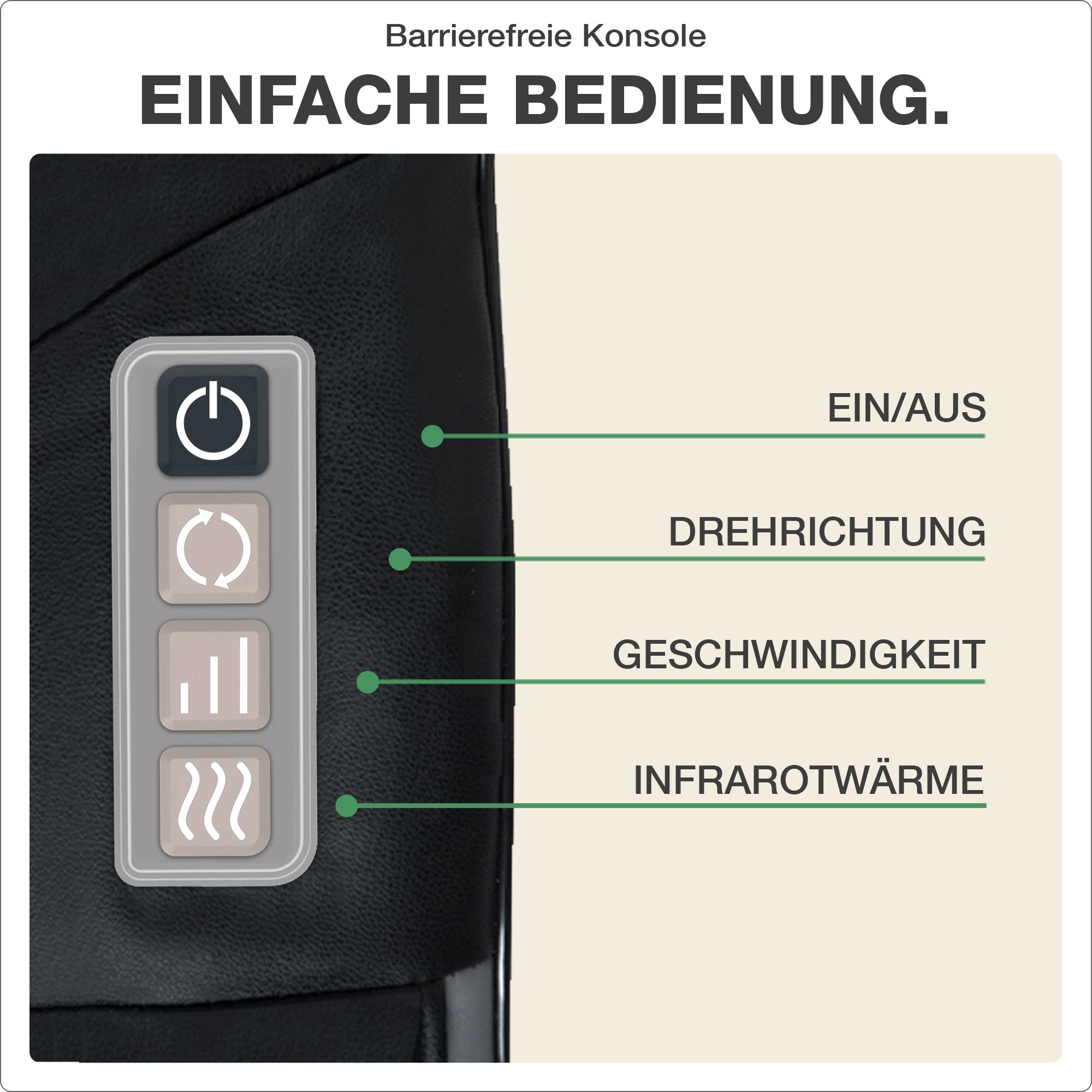 Donnerberg Nackenmassagegerä Basic Jade Massagegerät