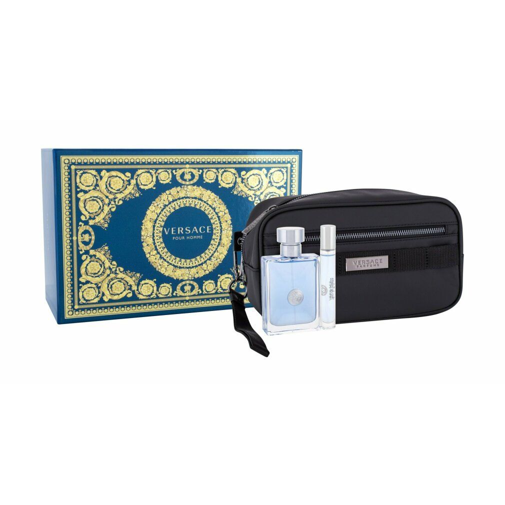 Versace pour Homme Geschenkset  edt +  edt + Kosmetiktasche