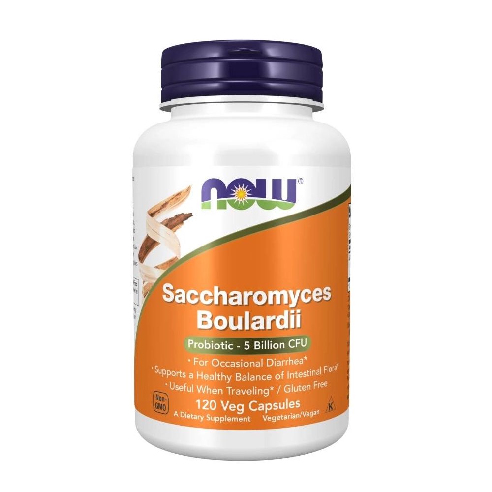NOW Foods Saccharomyces Boulardii 120 St Kapseln