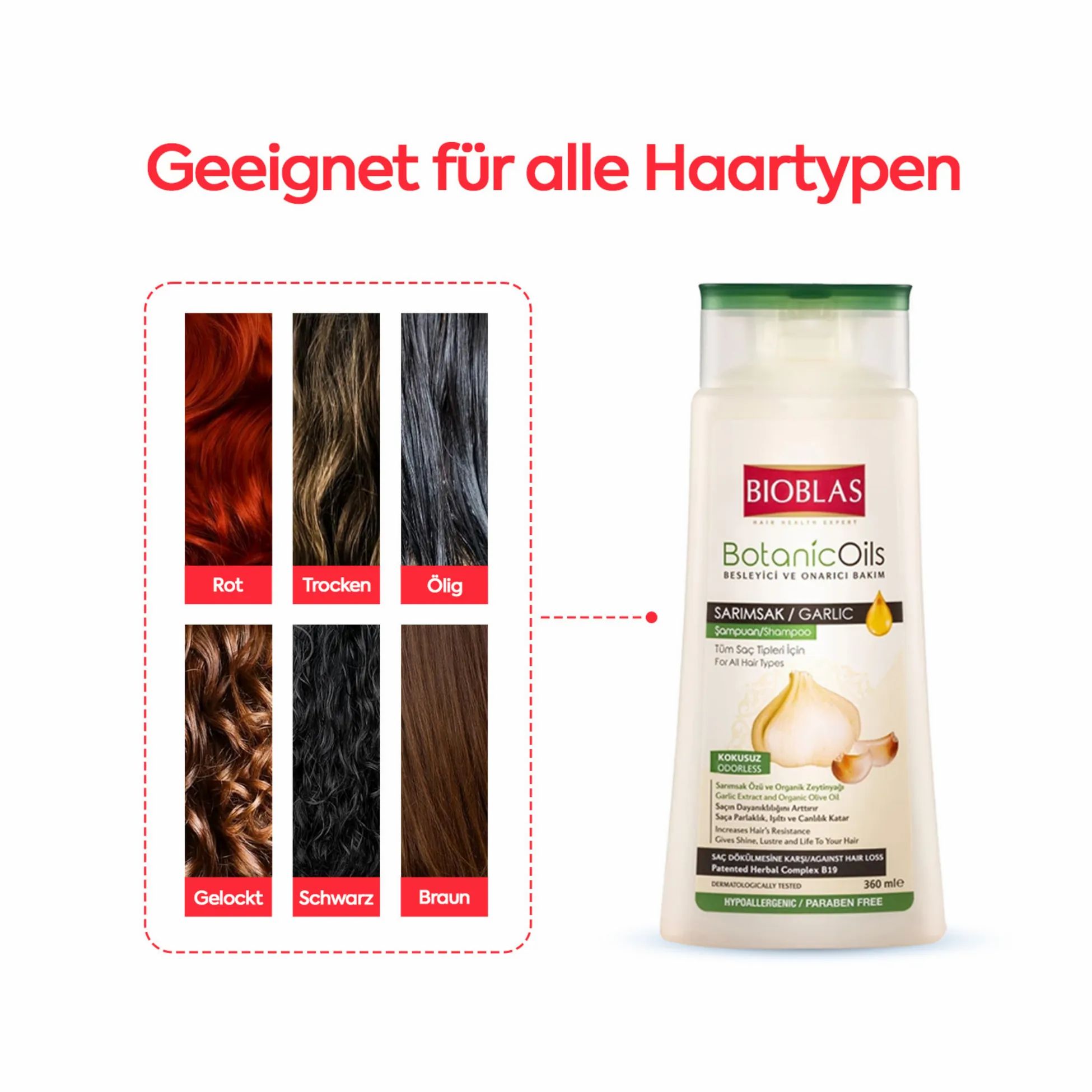 Bioblas Knoblauch Haar Shampoo