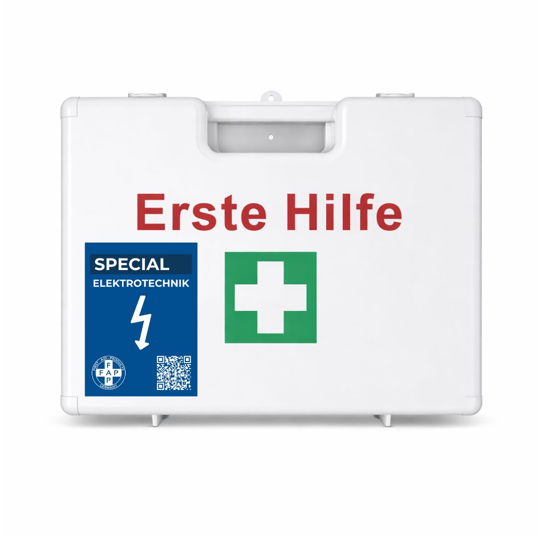 FAP First Aid Products Erste-Hilfe-Koffer Elektrotechnik DIN 13157 - weiß 1 St