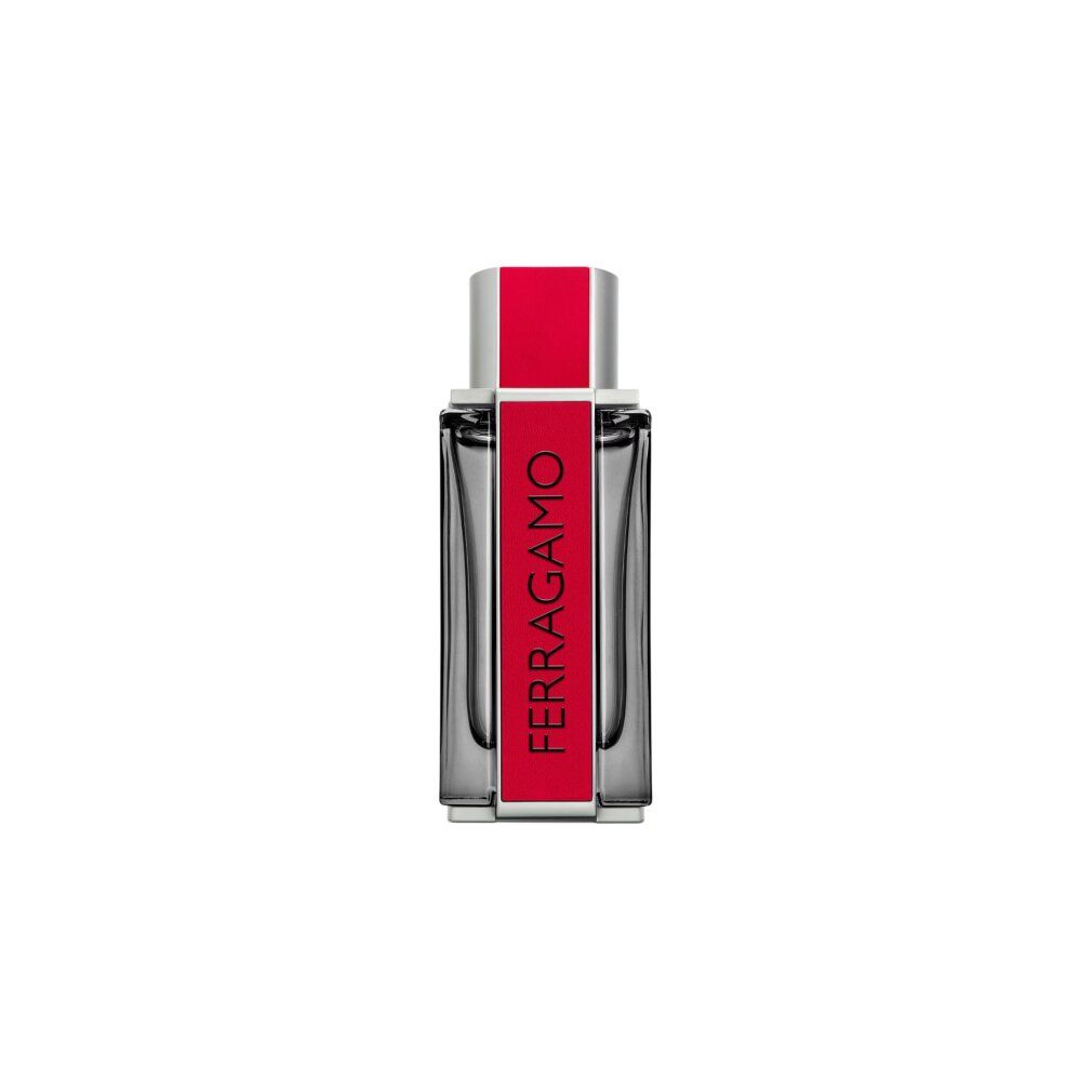 Salvatore Ferragamo Red Leather Eau de Parfum Flakon.
