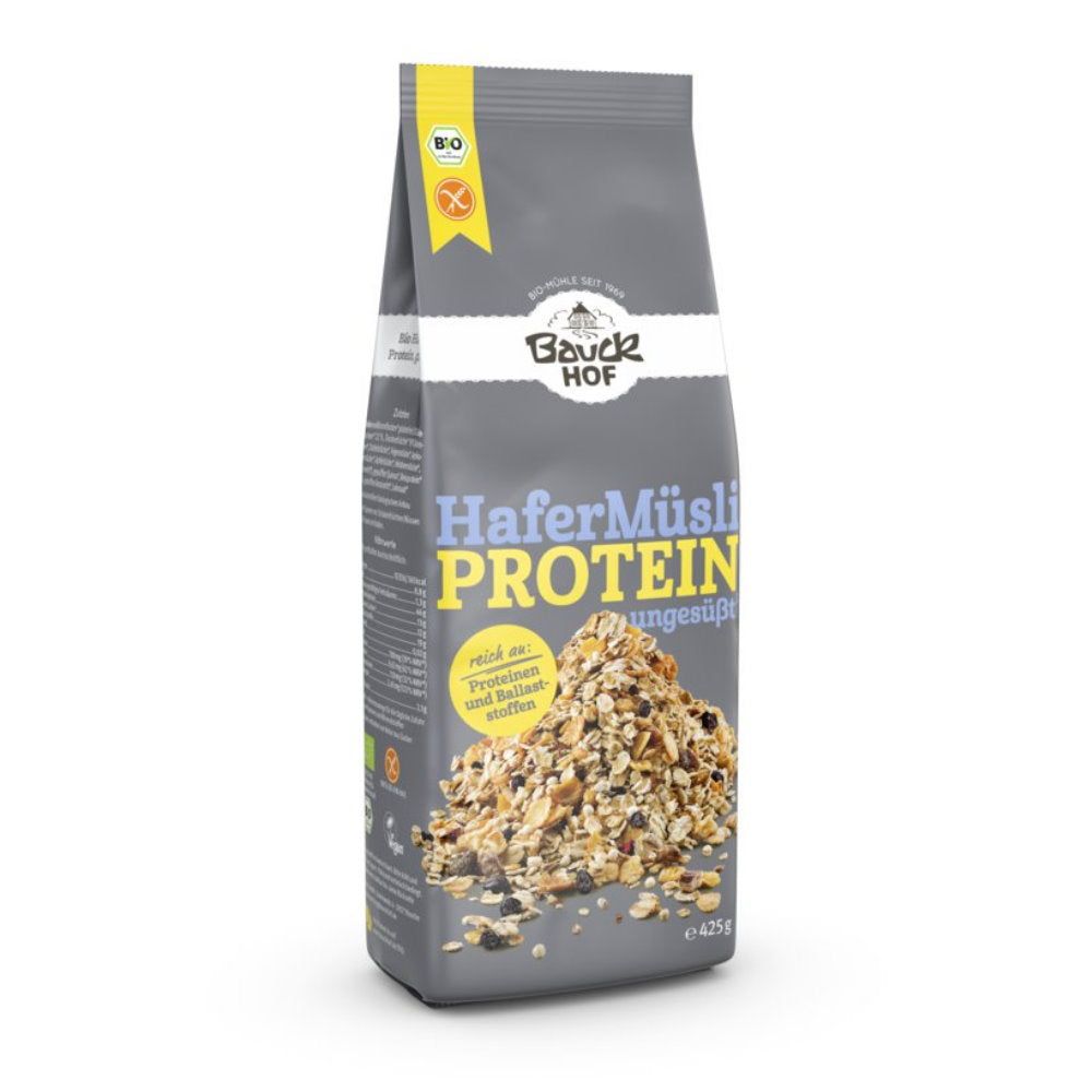 Bauckhof Hafermüsli Protein Sport glutenfrei 425 g Müsli